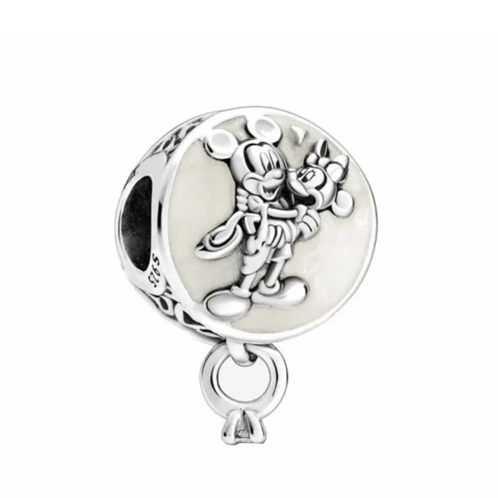 PANDORA Mickey and Minnie I will Always Love You Charm.